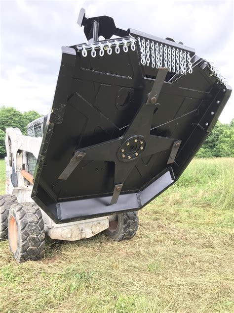 bobcat skid steer brush cutter attachment|skid steer mounted brush cutter.